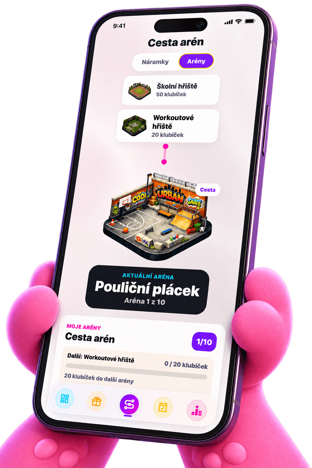 Ukázka aplikace VYS v telefonu